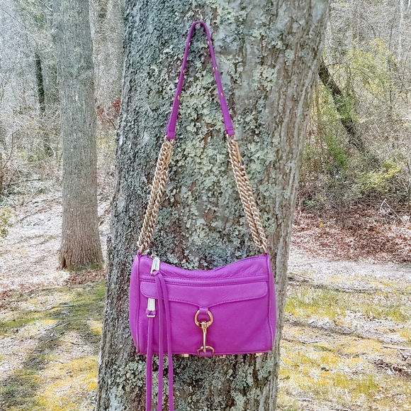 Rebecca Minkoff Mini M.A.C. 4-Way Hot Pink Bag - Picture 7 of 8